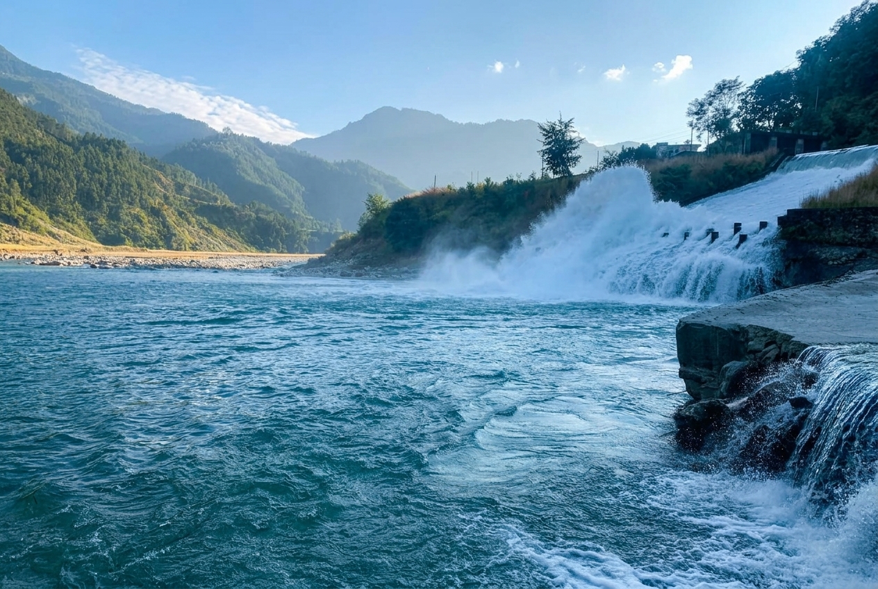 Tailrace / High-Pressure Water Release